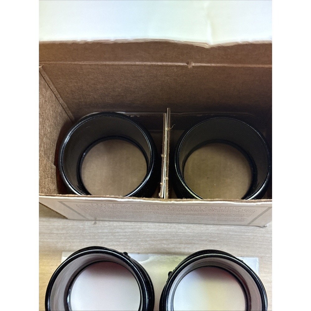 Vintage Avon 1876 Cape Cod Collection NAPKIN RINGS Ruby Red Set Of 4 In Box - Picture 5 of 7